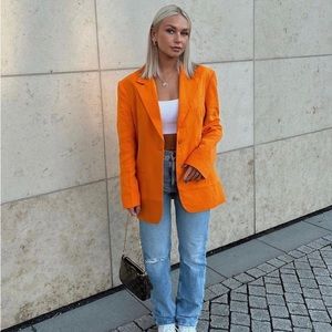 Neon oversized blazer. Great material, brand new with tags.